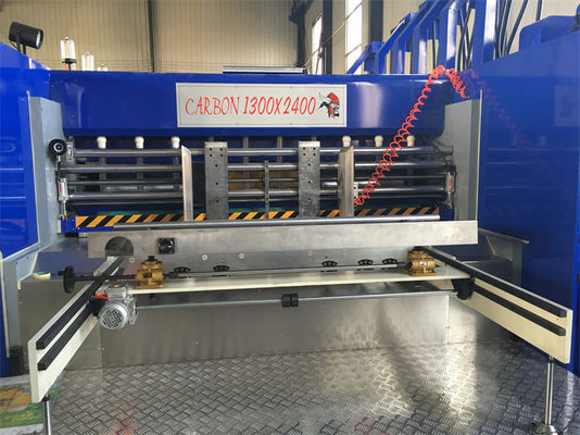 2 4 6 Impresión Flexo a color Caja de cartón corrugado máquina de fabricación para tiendas de materiales de construcción