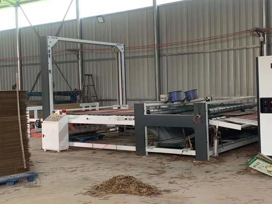 Máquina de apilamiento de corte de corte de corte ondulado único totalmente automática para una operación fácil
