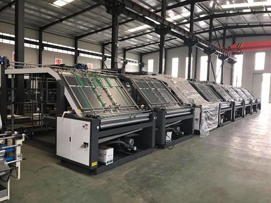 Laminador de flautas de papel de alta velocidad impulsado eléctricamente para cajas de cartón corrugado