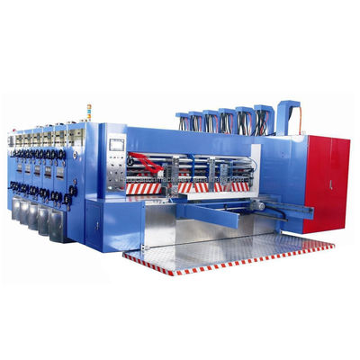 Prensa flexo corrugada con capacidad de impresión de 1 a 6 colores