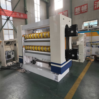 Máquina de corte NC de cartón eléctrico de 380/50Hz con cortador transversal helicoidal doble