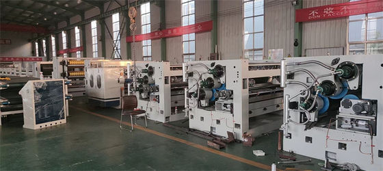 Línea de producción automática de cartón corrugado 4500 KG
