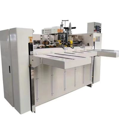 Máquina de costura de caja de doble pieza de 80 mm semi-automática/máquina de caja de clavos de doble pieza