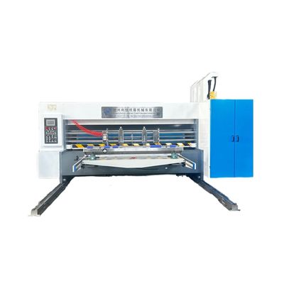 Máquina de impresión y corte de hoja de cartón flexo ondulado para talleres de reparación de maquinaria