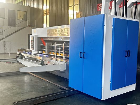 Máquina de impresión y corte de hoja de cartón flexo ondulado para talleres de reparación de maquinaria