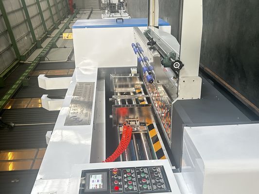 Máquina de impresión y corte de hoja de cartón flexo ondulado para talleres de reparación de maquinaria