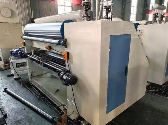 Papel ondulado sin dedos automático completo con una sola cara 3500*1700*2200mm Rendimiento