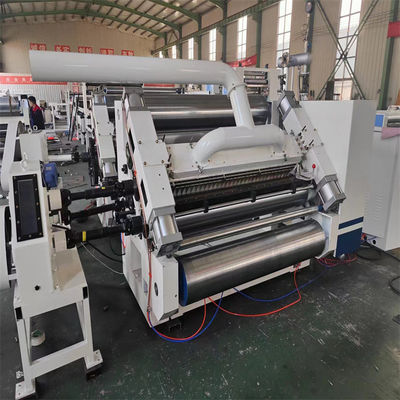 6500 KG Máquina corrugada de cara única sin dedos para papel ondulado