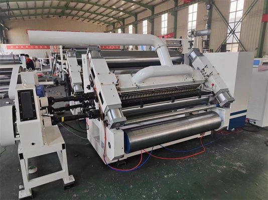 6500 KG Máquina corrugada de cara única sin dedos para papel ondulado