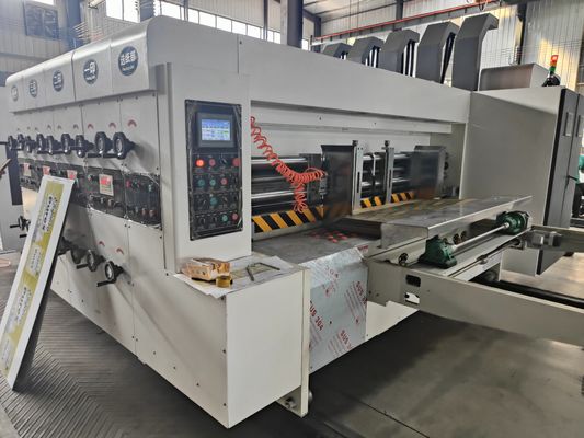 Impresión de cartón ondulado con máquina de corte de matriz con velocidad de diseño de 200pcs/min