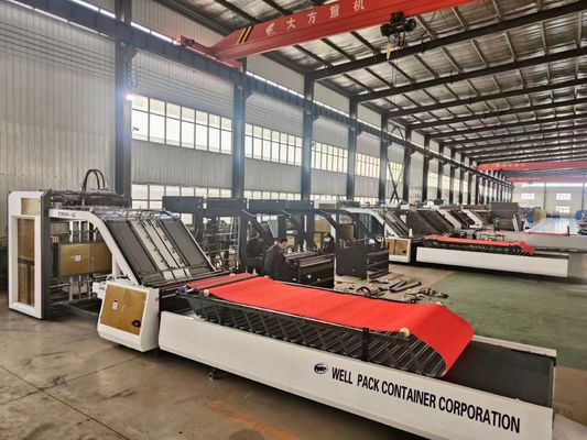velocidad laminador de flauta semiautomático para cartón corrugado velocidad máxima 6000 hojas/h