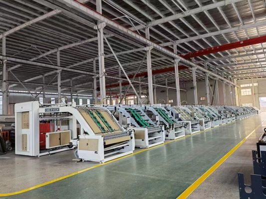 velocidad laminador de flauta semiautomático para cartón corrugado velocidad máxima 6000 hojas/h
