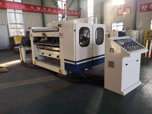 Máquina de una sola cara para N F E Flauta Tipo sin dedos en 2 capas de línea de tablero corrugado