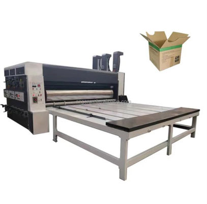 Máquina de impresión de flexo semiautomática 2 3 4 Impresora a color Slotter Máquina de corte a presión