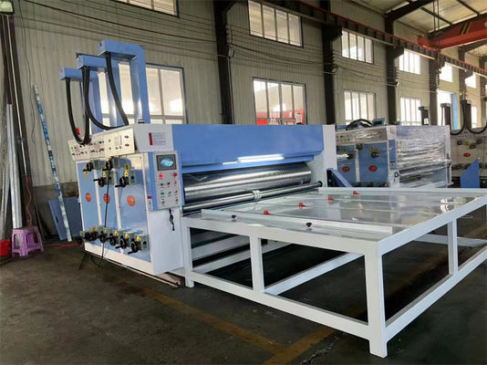 Máquina de impresión de flexo semiautomática 2 3 4 Impresora a color Slotter Máquina de corte a presión