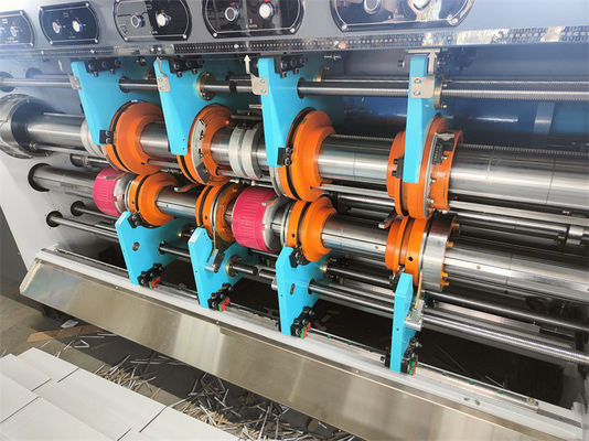 Máquina de impresión de flexo semiautomática 2 3 4 Impresora a color Slotter Máquina de corte a presión