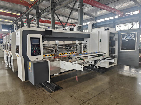 Qh Máquina automática de corte por inyección de cartón flexo corrugado de alta velocidad