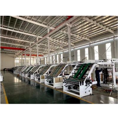 Máquina de laminación de flauta con laminación automática de cartón pequeño 13.5m x 2m x 2.9m
