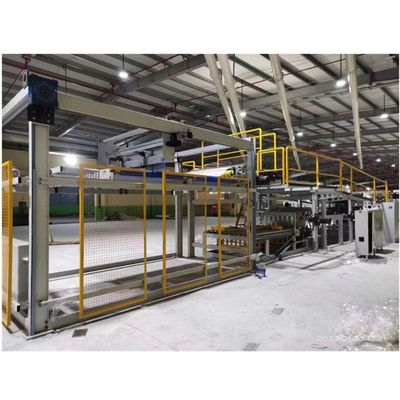 Máquina de cartón corrugado de calentamiento por vapor Línea de producción de cartón con servomotor de 12,5KW