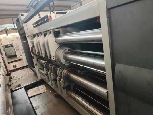Máquina de impresión flexo corrugada con rendimiento rápido de Slotter y listo para la tienda de alimentos