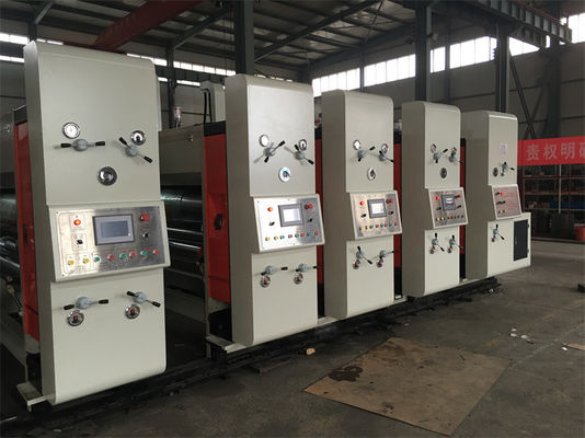 Venta al por menor Control inteligente Flexo Impresión Slotting cartón corrugado caja de fabricación de la máquina