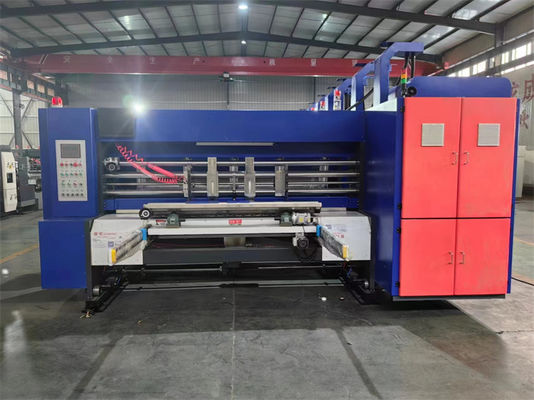Máquina automática de impresión y corte de papel Kraft para cartón corrugado
