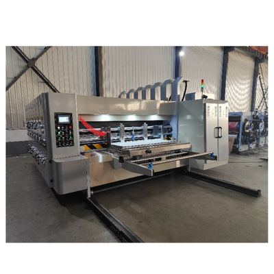 Máquina automática de impresión y corte para la impresión de cajas de cartón corrugado
