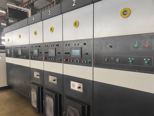 Máquina de corte de matrices de imprenta totalmente automática para envases de cartón ondulado