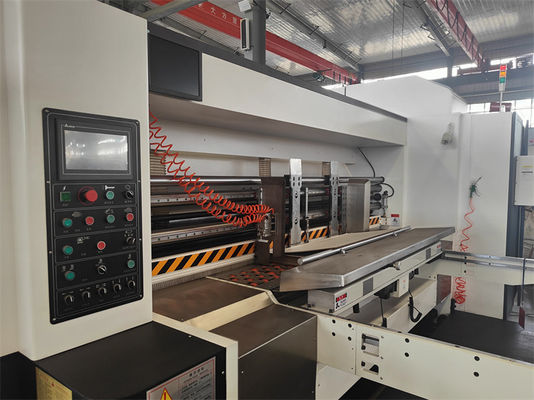 Planta de fabricación Impresión automática Flexo Slotting Die Cutting Caja corrugada de cartón máquina de fabricación