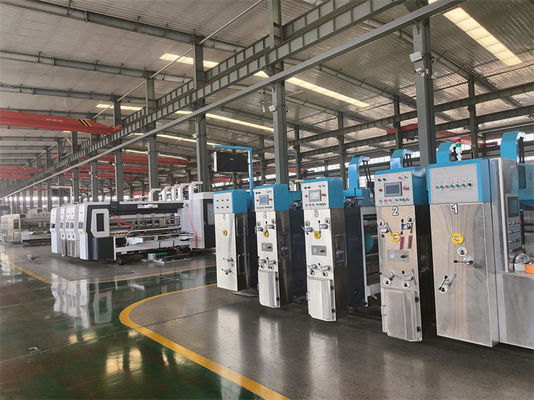 Máquina de corte automática de matriz de corte de ranuras de impresión flexo de 4 colores con voltaje de 380 V