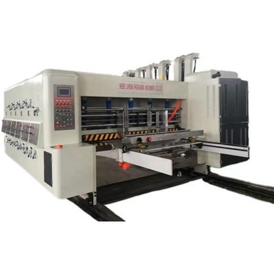Impresión de alta velocidad totalmente automática máquina de corte de matriz de ranuras Tienda de alimentos Voltado 380