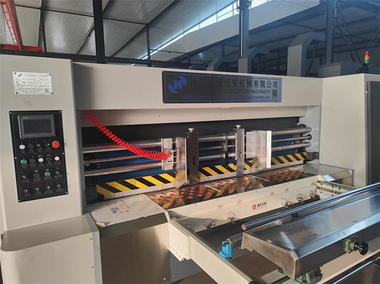18000 KG Impresión automática Flexo Slotting Die Cutting Caja corrugada de cartón máquina de hacer