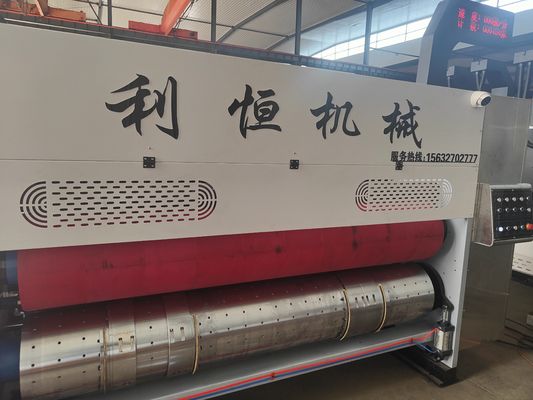 18000 KG Impresión automática Flexo Slotting Die Cutting Caja corrugada de cartón máquina de hacer