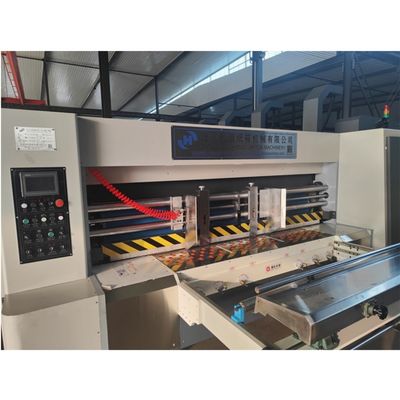 Formación de papel automática completa de alta velocidad cartón corrugado de cartón Flexo Impresión de ranuras máquina de corte a presión