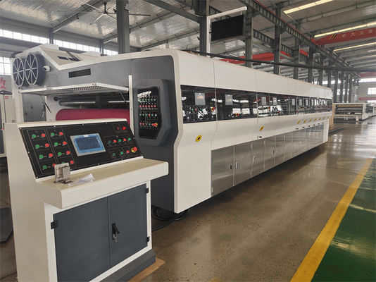 Impresora de papel de cartón de alta velocidad para la impresión de flexo 2 Impresión a color Máquina de corte a presión