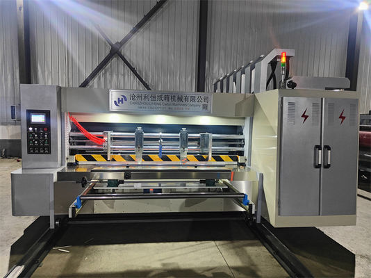 Máquina de cortar rotativo de cartón corrugado de cajas de cartón de 220V Máquina de cortar de cajas de cartón rotativo de cajas de pizza de impresión flexo