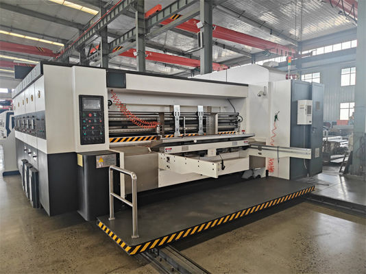 1800 KG Flexo automático 4 Impresora de colores Slotter y cortador de matriz máquina de impresión de cartón corrugado