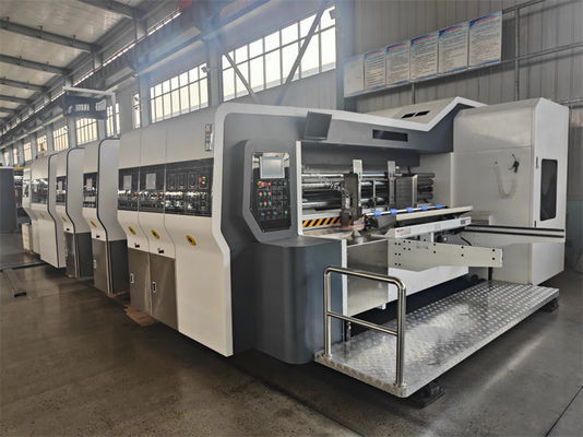 1800 KG Flexo automático 4 Impresora de colores Slotter y cortador de matriz máquina de impresión de cartón corrugado