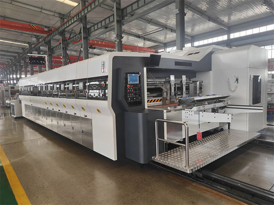 1800 KG Flexo automático 4 Impresora de colores Slotter y cortador de matriz máquina de impresión de cartón corrugado