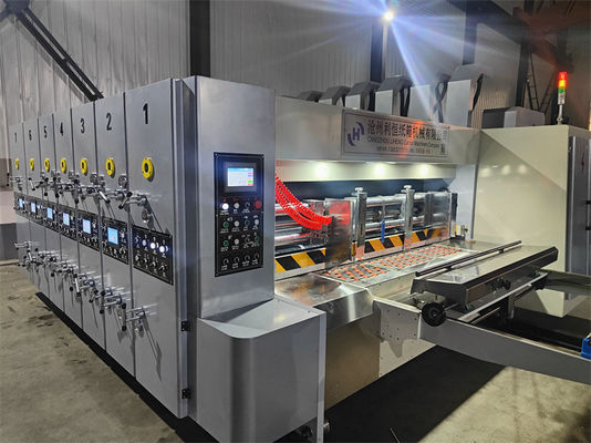 Máquina de impresión flexo de última generación para el comercio de corrugados con grado automático