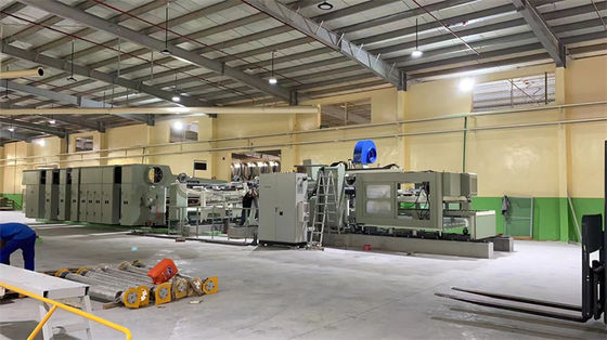Máquina de cortar a presión de 380V de alta velocidad de cartón corrugado de caja de tinta acuática de impresión de ranuras 2 3 4 5 6 Máquina de impresión flexo a color