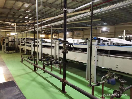 Línea de producción de cartón ondulado de 3 5 7 pli para la fabricación de cajas de cartón