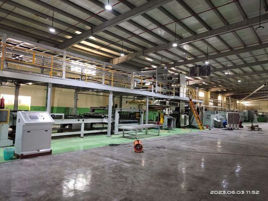 3 5 7 Capa de cartón corrugado de caja de cartón máquina de fabricación de la línea de producción