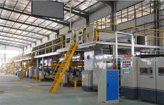 Máquina de moldeado de papel para la producción de cartón corrugado totalmente automático