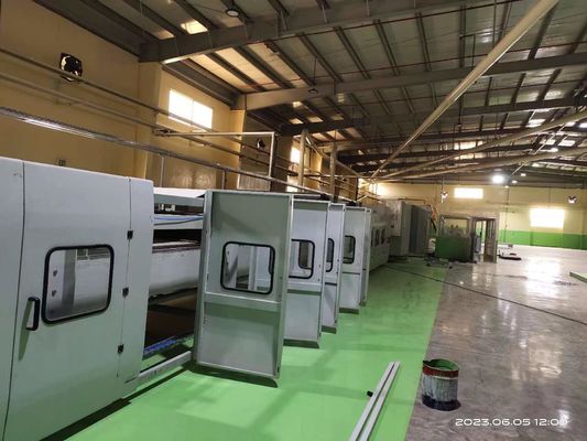 Maquinaria automática para la fabricación de cartón corrugado para el mercado minorista