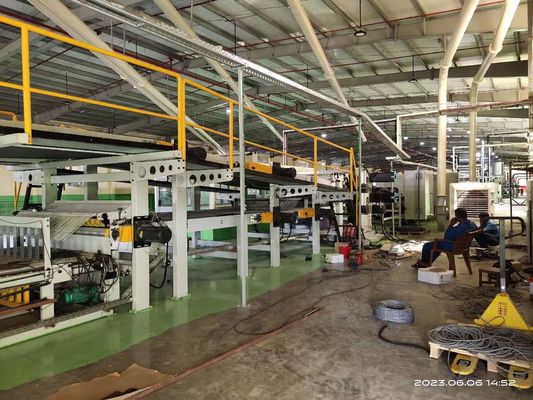 4500 KG Máquina de producción de cartón corrugado 3/5/7 de alta velocidad totalmente automática