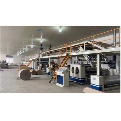 380V 3/5/7/Plys línea de producción automática de cartón corrugado corrugado